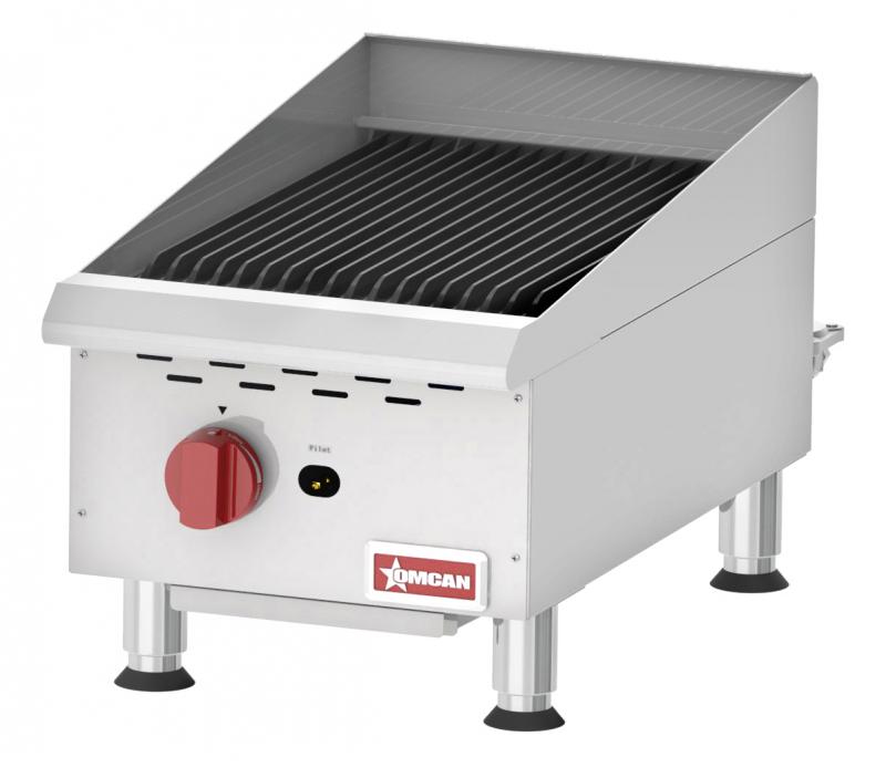 Countertop Radiant Gas Char-Broiler with 1 Burner